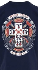 Dogtown x Venice Fire Dept T-Shirt, Size Sm - RARE