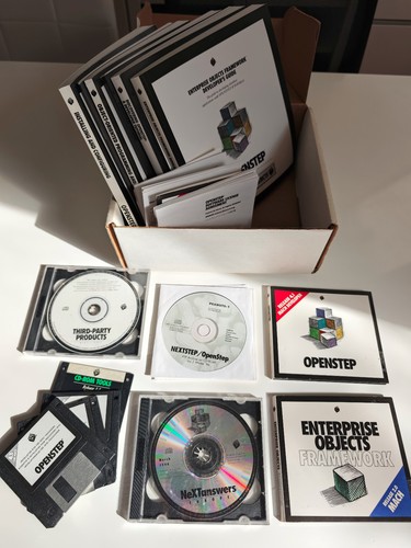 OPENSTEP SOFTWARE & MANUALS Install/Dev/WebObjects for NeXT/NeXTstep Computer