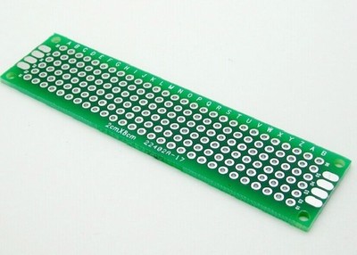 5 pcs 2x8 cm Prototype Double-Side PCB 2x8 Panel Universal Board #zc