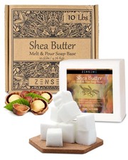 10 LBS - Shea Butter Soap Base - Moisturizing Melt  Pour for Clear Soap Making