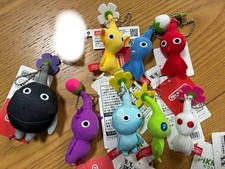 Nintendo Store Pikmin Keychain Mascot Set with Bonus Bento Picks Tagged