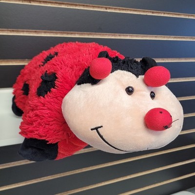 Pillow Pets Ms. Lady Bug 18 X 20 Plush Stuffed Animal Pillow 2010 Red Black 