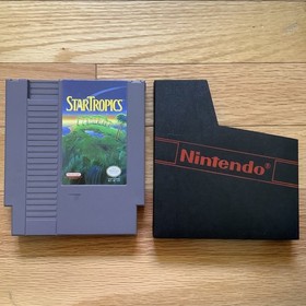 STARTROPICS CIB w/manual & box for Nintendo NES (1990), TESTED & WORKS!