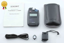 [ Top MINT w/ Case Strap ] SEKONIC L-308B II Flashmate From JAPAN