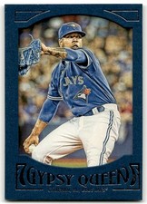 2016 Topps Gypsy Queen #14 Marcus Stroman Framed Blue