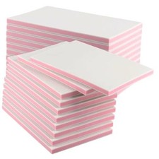 20 PCS 4 x 6 Inch White Pink Rubber Stamp Carving Blocks, Creative Soft