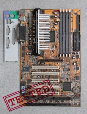 Slot1 ABIT AB-LM6 Motherboard Intel 440LX chipset with Celeron 333 & I/O shield