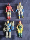 Vintage GI Joe Figure Lot Duke Scarlett Maverick Royal Guard *No Accessories*