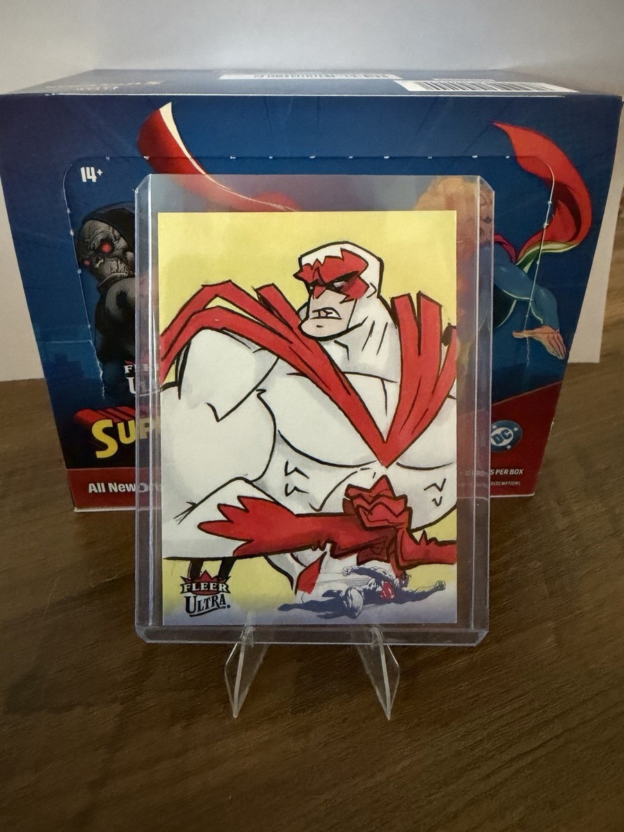 2026 Fleer Ultra Superman Hawk Sketch Card By Harold George | eBay