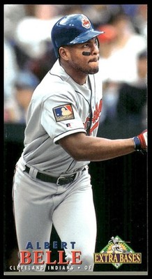 1994 Fleer Extra Bases #57 Albert Belle TALL BOY Cleveland Indians