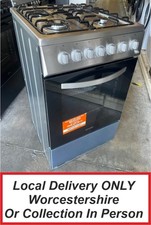 Indesit I5G3PMX Stainless Steel Dual Fuel Cooker Electric Oven & Gas Hob PGC NEW