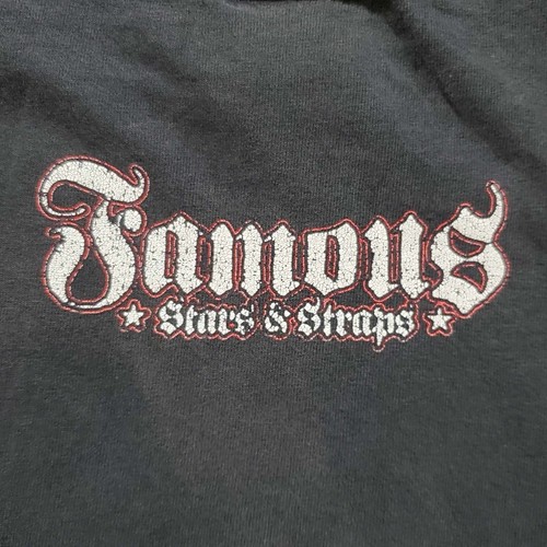 Vintage Famous Stars & Straps Shirt Size M Rap Y2K Hip Hop Distressed Grunge - Picture 6 of 16