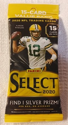 Panini Select 2020 National Football League Value Pack (Silver Prizm, 15 Cards)