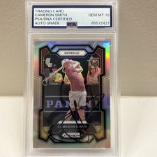 2024 Panini Prizm LIV Golf Signed Cameron Smith Cam Rc Card Silver PSA 10 Auto
