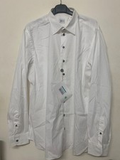 NWT MENS ARMANI COLLEZIONI LONG SLEEVE SHIRT WHITE SLIM XXL RRP £99.99