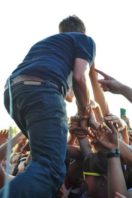 Damon Albarn of Blur performs Hyde Park July 3 2009 London England Old Photo 9