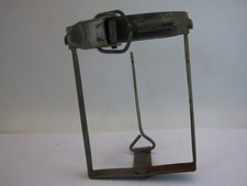 PREWAR HANDLEBAR MOUNT QUICK RELEASE STEEL WATER BOTTLE CAGE - NOS - VERY RARE