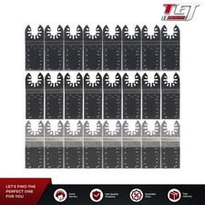 48PCS Metal Wood Universal Oscillating Multitool Quick Release Saw Blades Kit