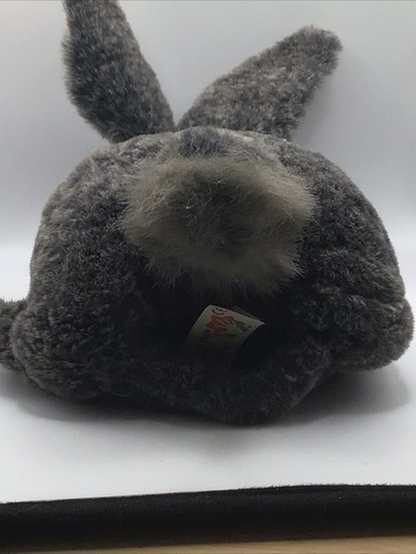 Folkmanis grauer Hase Kaninchen Puppe Ganzkörper Plüsch weich realistisch Tier Spielzeug - Bild 6 von 7
