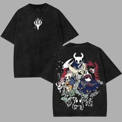 Hollow Knight King's Brand Characters Double Sided Vintage Gaming Graphic Tee