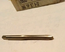 Morse 8-32 NC Hand Tap HSS RH 4Flute,NOS 2 Pack, Ships Within 24 Hours