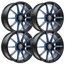 Set-4 Drag Dc39 17x7.5 5x4.55x114.3 Black Blue 38mm Wheels Rims 17 Inch Set-4 Drag Dc39 17x7.5 5x4.55x114.3 Black Blue 38mm Wheels Rims 17 Inch