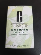 NEW Clinique Acne Solution Liquid Makeup WN 112 Ginger 11 Fresh Ginger 1oz/30ml 