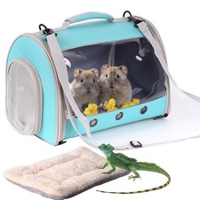 Bearded Dragon Travel Carrier Backpack,Lizard Backpack One Size, Green