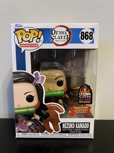 Funko Pop! Demon Slayer - Nezuko Kamado #868 *Metallic *LA Comic Con *Toystop
