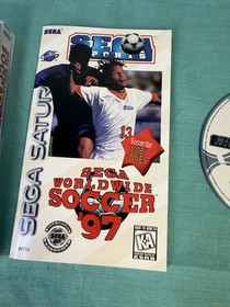 Worldwide Cup Soccer 97 Sega Saturn Complete CIB Clean disc, case, manual, reg