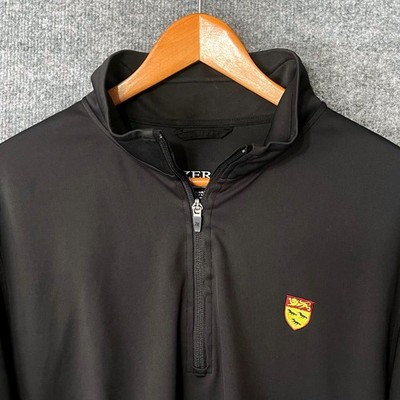 Zero Restriction Mens Canterbury GC 1/4 Zip Pullover Black Golf Jacket Size M