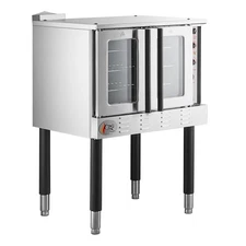 Single Deck Standard Depth Full Size Natural Gas Convection Oven w/ Legs 54K BTU
