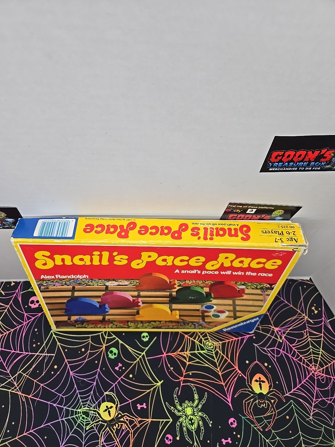 Snail's Pace Race Board Game 6 Snails Parts Only Ravensburger H5 for ...