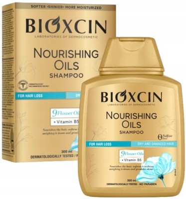 BIOXCIN Shampoo für geschädigtes Haar mit pflegenden Ölen 300 ml