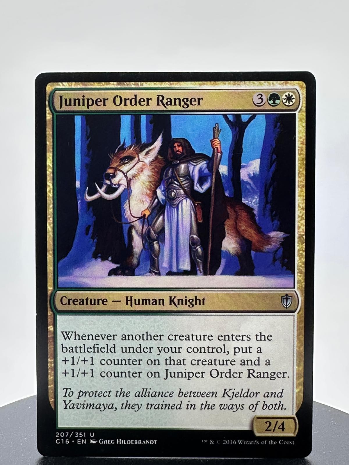 Juniper Order Ranger 207 Uncommon Commander 2016 Magic: The Gathering NM/M