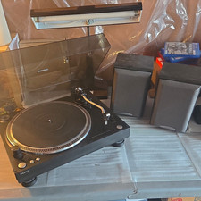 Sony PS-LX300H Direct Drive Turntable, Pitch Control, 33/45RPM, Black