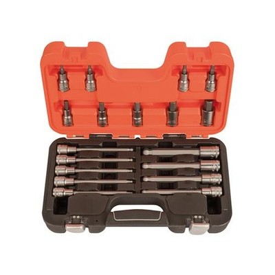 Bahco Metrisch Kugelende 1.3cm Antrieb Innensechskant Set 18 Teile Matt Finish