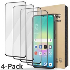 4-Pack Transparent Tempered Clear Glass Screen Protectors For Samsung Galaxy A27