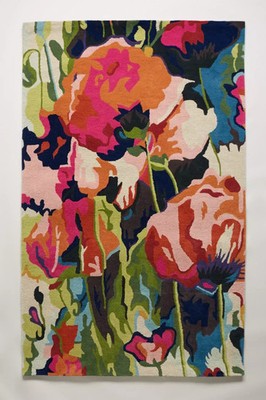 Rose woolen  Hand Tufted Carpet bedroom kitchen hall