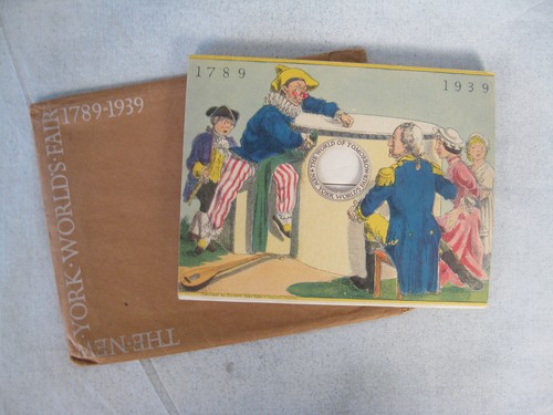 1939 New York World’s Fair TUNNEL BOOK “WORLD OF TOMORROW” 3D Panorama Patriotic