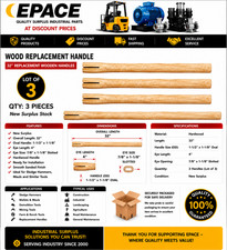 Replacement wood handles 32" long lot of 3