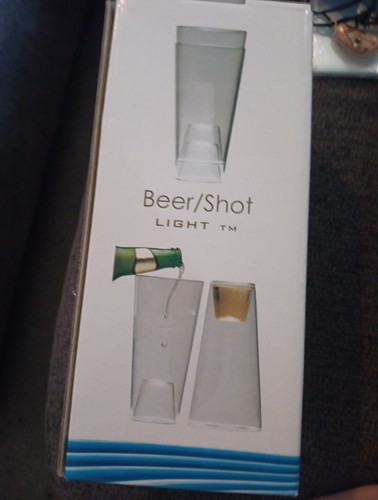 Beer Shot Stein Highwave Beer & Shot Glasses Glass 2 in 1, Beer 16 Oz / 500 ML S - Picture 4 of 4