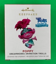 POPPY - Dreamworks Animation Trolls - 2021 Hallmark Miniature Ornament - NEW