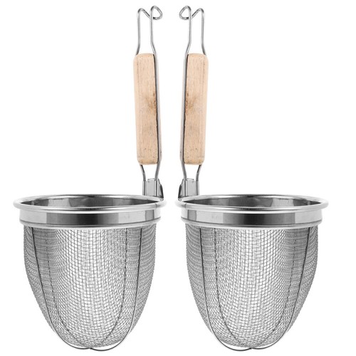 2 Pcs Colander Coladores Cocina Acero Inoxidable Food Strainers for Kitchen - Picture 9 of 12