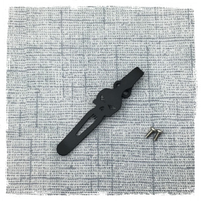Black Titanium Pocket Clip For Zero Tolerance ZT0300 ZT0350 Kershaw Skyline 