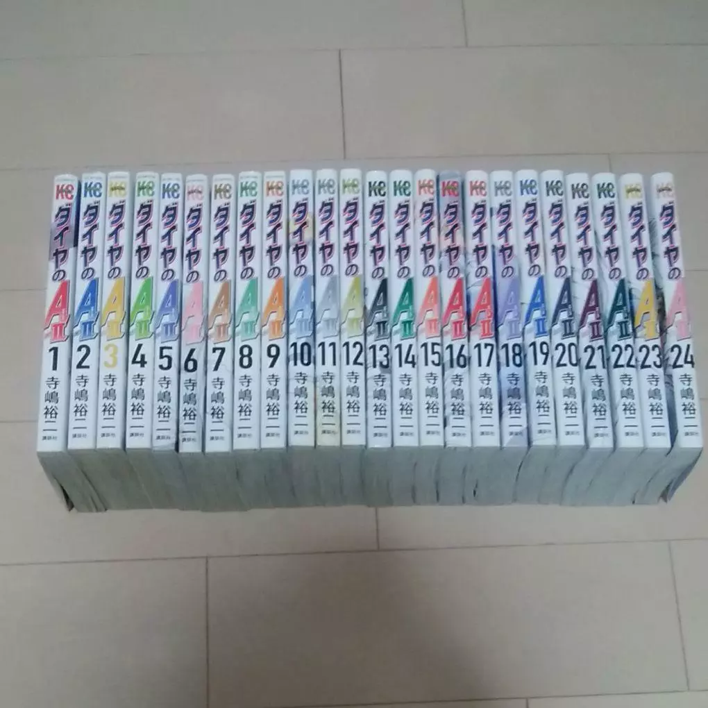 Japanese Ace of Diamond Act 2 Comic Whole Volume Set