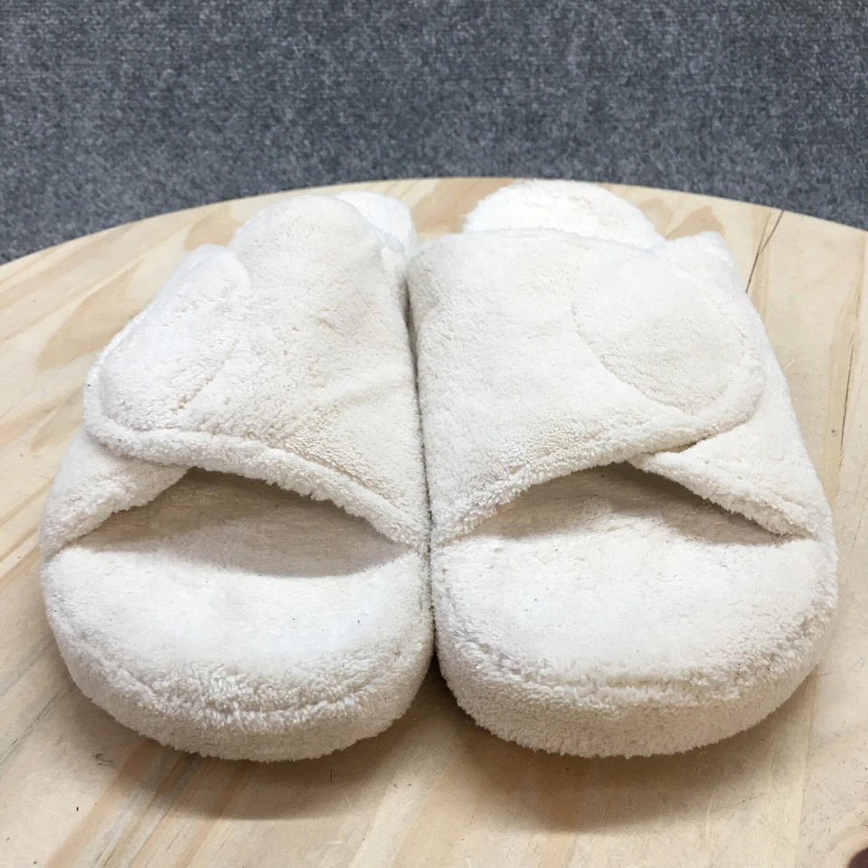 Chinelo Acorn Feminino 11-12 Branco Spa Biqueira Aberta Casual Conforto Pele Sintética - Imagem 4 de 4