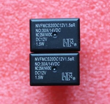 2pcs NVFMCS20DC12V1.5aR NVFMCS20DC12V1.5AR 12VDC 5Pin Automotive Power Relay