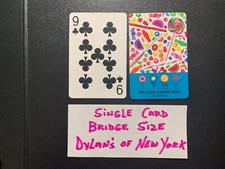 Swap Card  DYLANS CANDY BAR NEW YORK  Nine of Clubs  Made in Hong Kong
