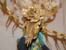 Four Horsemen of the Modern Apocalypse Voodoo Doll with Stand ~ Occult Art 